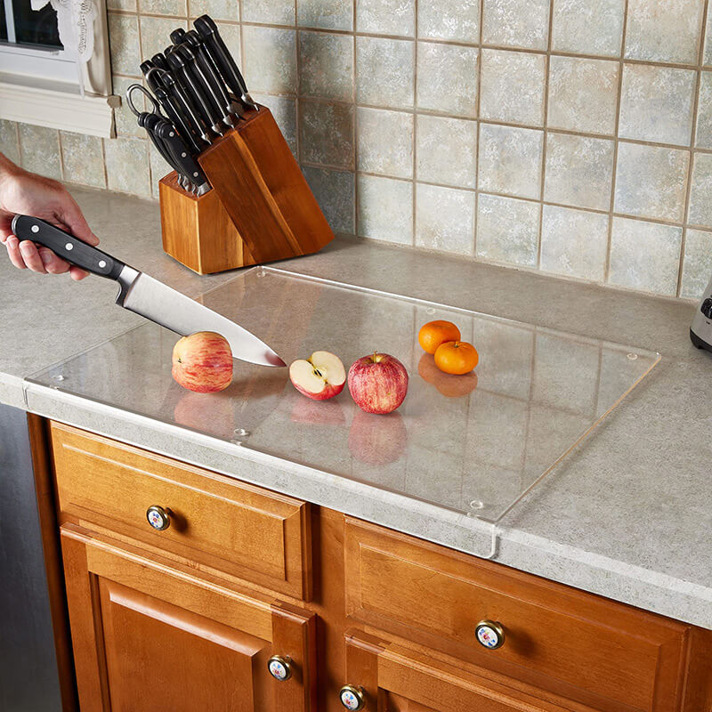 Stylish Acrylic Cutting Board | Transparent Anti-Slip Kitchen Board for Safe Chopping and Serving 5