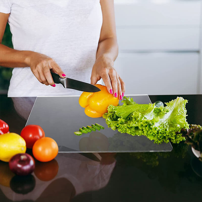 Stylish Acrylic Cutting Board | Transparent Anti-Slip Kitchen Board for Safe Chopping and Serving 6