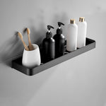 Stylish Black Stainless Steel Bathroom Rack with Multiple Shelf Options for Organized Storage 11