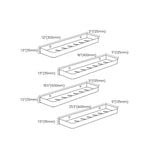 Stylish Black Stainless Steel Bathroom Rack with Multiple Shelf Options for Organized Storage 6