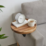 Stylish Clip-On Tray for Sofa Arm with Solid Wood Design | Convenient Table for Drinks and Snacks 6
