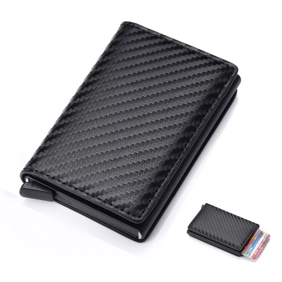 Stylish Compact Card Holder Wallet with RFID Blocking Technology | Elegant Design for Secure Storage 4