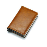 Stylish Compact Card Holder Wallet with RFID Blocking Technology | Elegant Design for Secure Storage 5