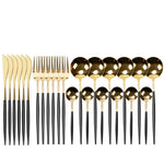 Stylish Cutlery Set | Matte Black Stainless Steel Flatware with Portable Case | Perfect for Outdoor Dining and Travel 4