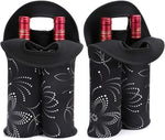Stylish Insulated Wine Carrier | Dual-Bottle Neoprene Tote for Safe Travel 11