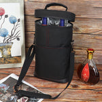 Stylish Insulated Wine Cooler Tote Bag for 2 Bottles with Adjustable Strap 5