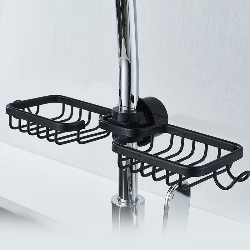 Stylish Shower Organizer | Aluminum Shower Storage with Hooks | Modern Caddy for Tidy Bathrooms 10