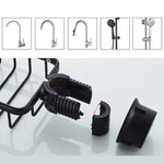 Stylish Shower Organizer | Aluminum Shower Storage with Hooks | Modern Caddy for Tidy Bathrooms 4