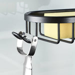 Stylish Shower Organizer | Aluminum Shower Storage with Hooks | Modern Caddy for Tidy Bathrooms 5