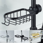 Stylish Shower Organizer | Aluminum Shower Storage with Hooks | Modern Caddy for Tidy Bathrooms 8
