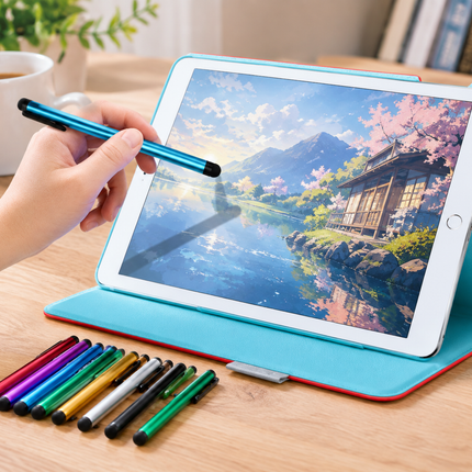 Stylus Pens 10 Pack, iPad Stylus and Capacitive Stylus Pen for Tablet, Soft Rubber Tip Tablet Pen and Touch Screen Pens