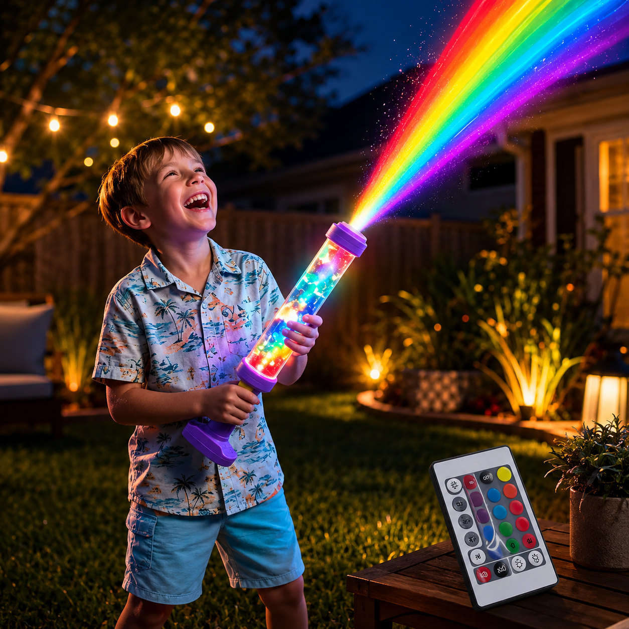 Summer Splash | LED Water Blaster Toy with Multi-Color Lights | Perfect for Outdoor Fun 0