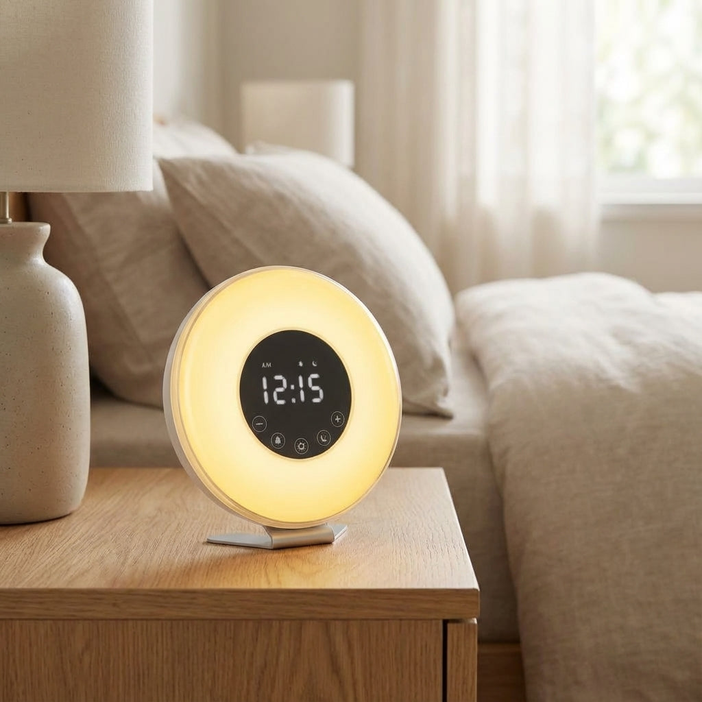 Sunrise Alarm Clock | Adjustable Brightness & Sound for a Natural Wake-Up Experience 0
