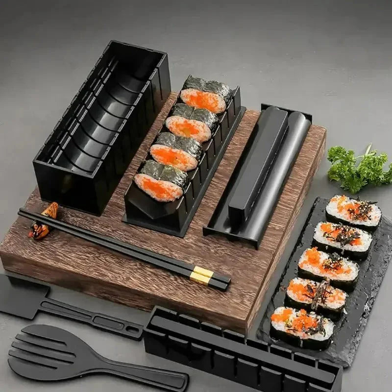 Sushi Making Kit | Complete Sushi Kit with Molds & Cutting Guide | Easy Sushi Roll Maker for Beginners 0