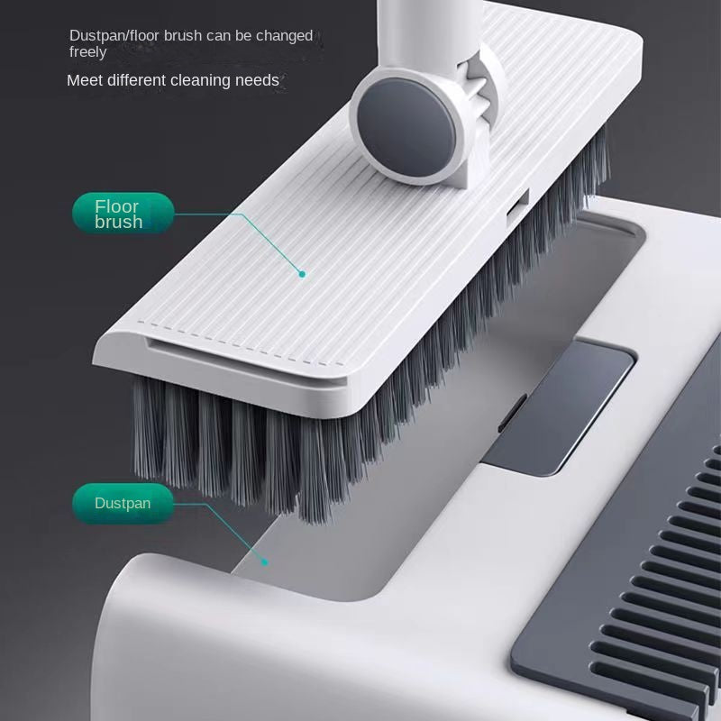 SweepMaster | Broom and Dustpan Set with Ergonomic Handle | Versatile Cleaning Solution for Effortless Home Maintenance 4
