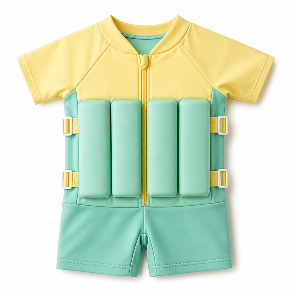 SwimSafe | Adjustable Kids Swim Vest with Multi-Stage Buoyancy | Comfortable Flotation Aid for Ages 1-6 0