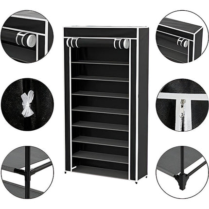 Tall Vertical Shoe Rack Organizer