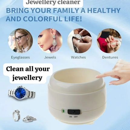Jewelry Cleaner for Gold and Silver, Diamond Ring Cleaner