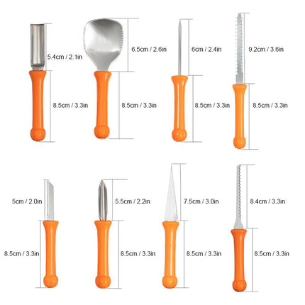 Pumpkin Carving Kit for Halloween, Stainless Steel Pumpkin Carving Tools with Storage Bag – image 4