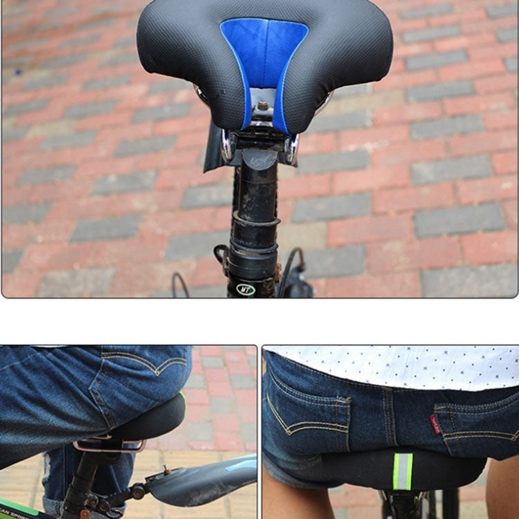 Tuzwa Noseless Bike Saddle – Thick Padded Ergonomic Bicycle Seat with High-Density Foam, Wide Comfortable Design for Men & Women