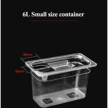 Sous Vide Water Bath Container, Clear Polycarbonate Sous Vide Container with Lid – image 10