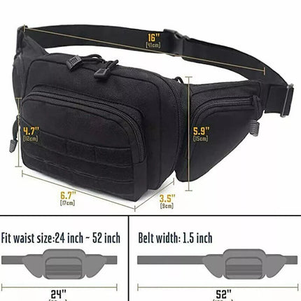 Concealed Carry Holster, Molle Waist Pack and Nylon Concealed Carry Bag