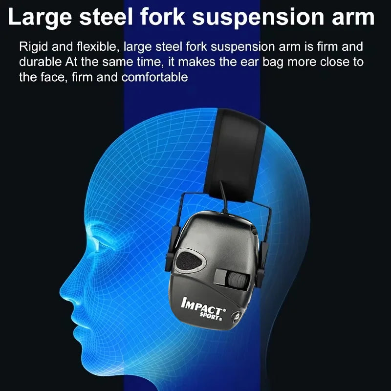 Tactical Hearing Protection | SoundShield with Noise Reduction & Amplification | Ergonomic Design for Comfort 4