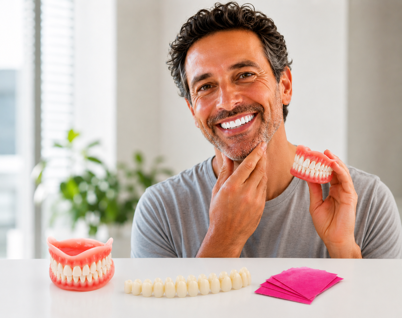 Temporary Denture Teeth | Custom Fit for Natural Smiles | Lightweight & Comfortable Solution for Everyday Confidence 1