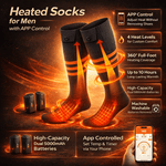 Thermal Socks | Temperature Control Heated Socks with App Control | Four Heat Levels for Ultimate Comfort 2