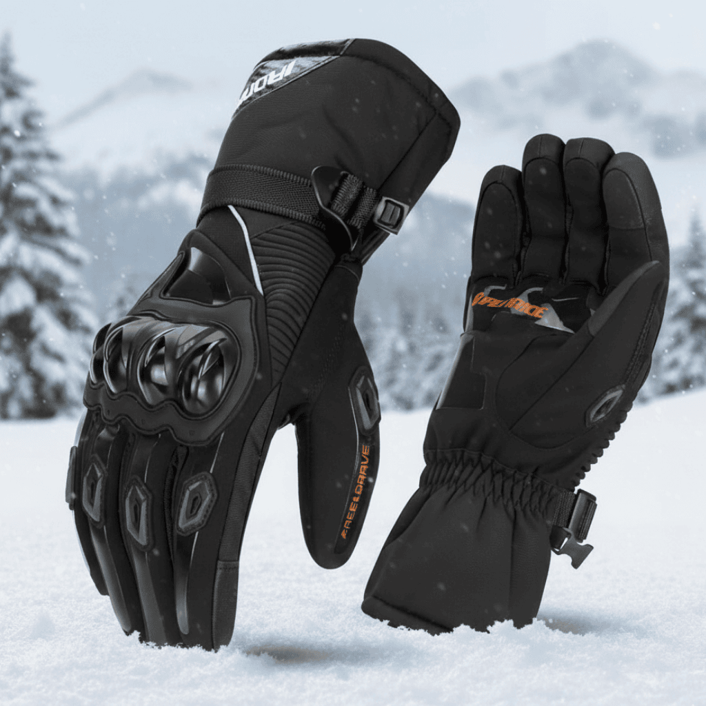 Thermo Grip | Winter Motorcycle Gloves with Waterproof Insulation | Enhanced Grip for Ultimate Comfort 0