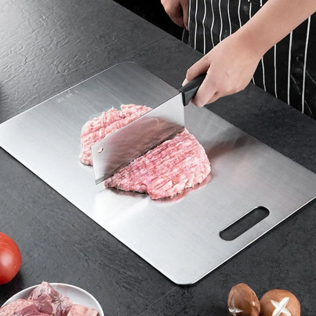 Cutting Boards Titanium Double Sided, Lightweight Titanium Cutting Board for Camping and RV, Kitchen Chopping Board