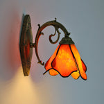 TiffanyPetal | Elegant Colorful Stained Glass Wall Sconce Lamp 4