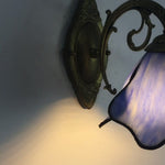 TiffanyPetal | Elegant Colorful Stained Glass Wall Sconce Lamp 6