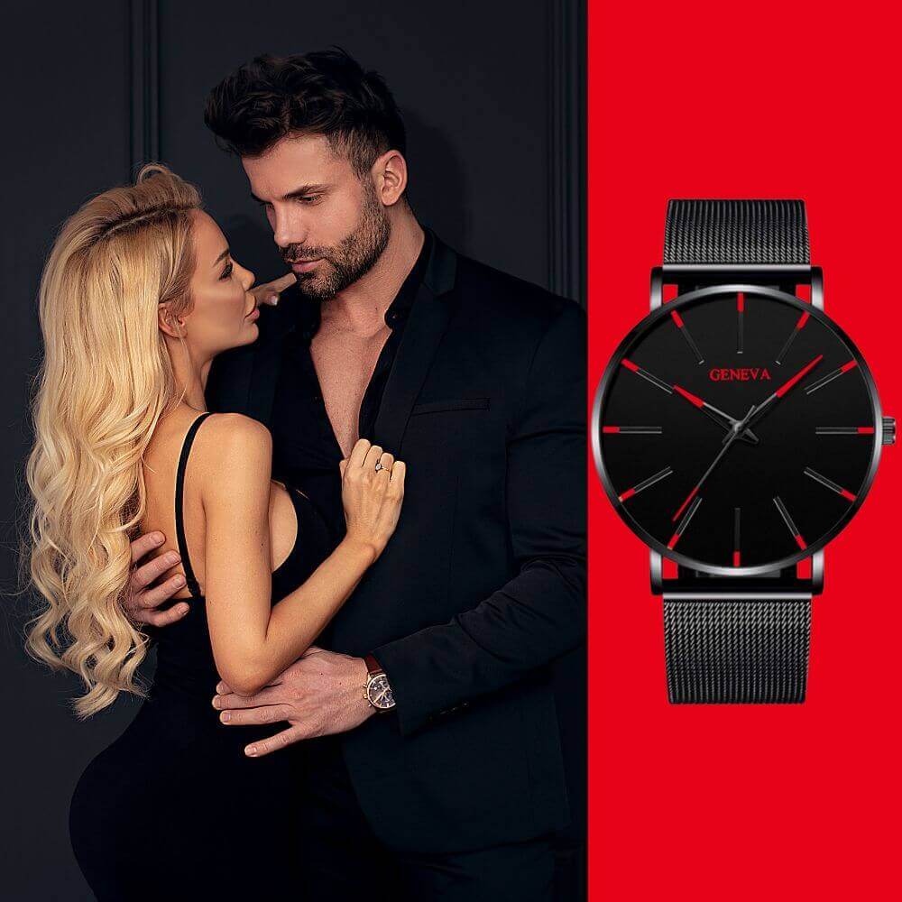 Timeless Elegance | Men's Minimalist Wristwatch with Slim Design | Lightweight Timepiece for Effortless Style 4