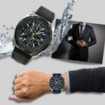 Timeless Elegance | Men's Quartz Chronograph Watch with Water Resistance | Stylish Accessory for Everyday Use 4