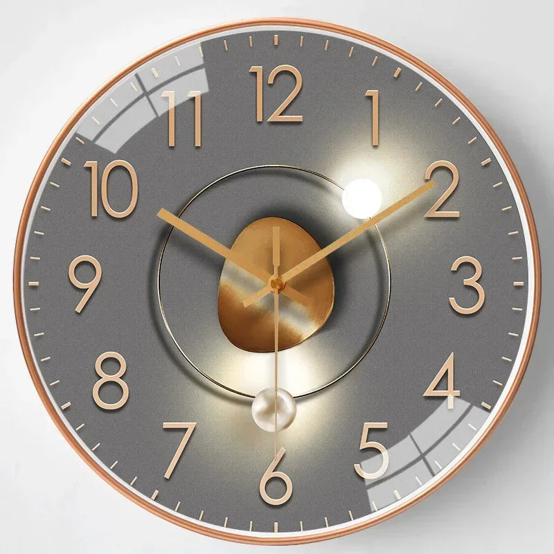 Timeless Elegance | Silent Classic Wall Clock Decor with Non-Ticking Mechanism | Stylish Timepiece for Tranquil Spaces 11