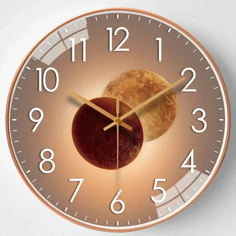 Timeless Elegance | Silent Classic Wall Clock Decor with Non-Ticking Mechanism | Stylish Timepiece for Tranquil Spaces 9