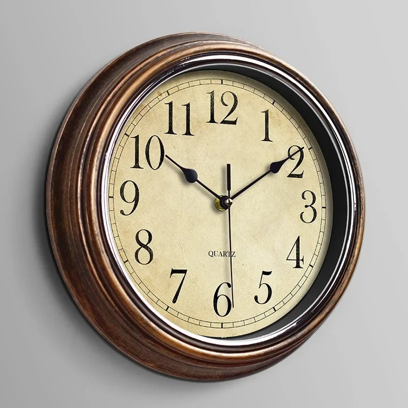 Timeless Elegance | Wooden Wall Clock Decor with Silent Movement | Durable Design for Peaceful Spaces 0