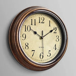Timeless Elegance | Wooden Wall Clock Decor with Silent Movement | Durable Design for Peaceful Spaces 0