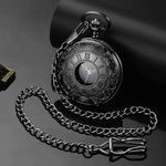 Timeless Vintage | Silver Pocket Watch with Roman Numerals & Chain | Elegant Accessory for Men 3