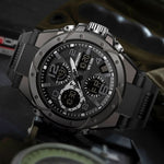 TitanGuard | Men's Military Watch with Analog-Digital Display & Multifunctional Features | Durable Design for Everyday Use 1