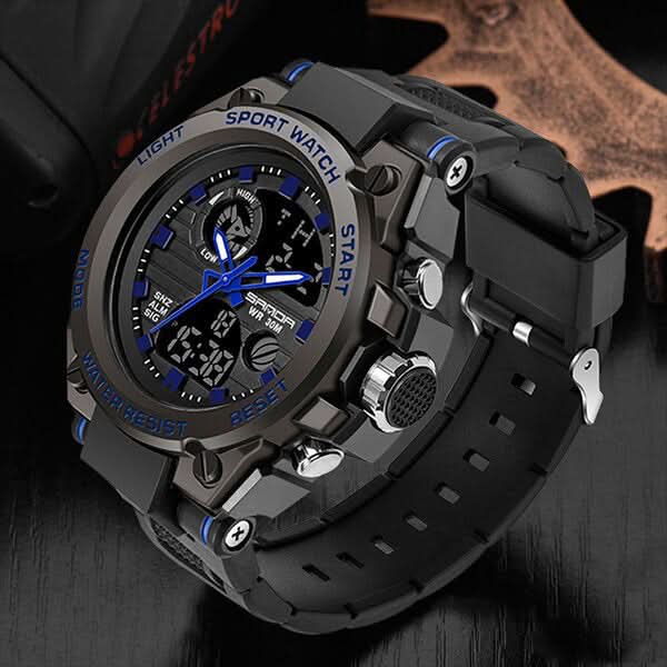 TitanGuard | Men's Military Watch with Analog-Digital Display & Multifunctional Features | Durable Design for Everyday Use 6