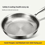 Titanium Chef's Pan | Non-Stick Frying Pan with Hand-Hammered Design | Durable Cookware for Effortless Cooking 3
