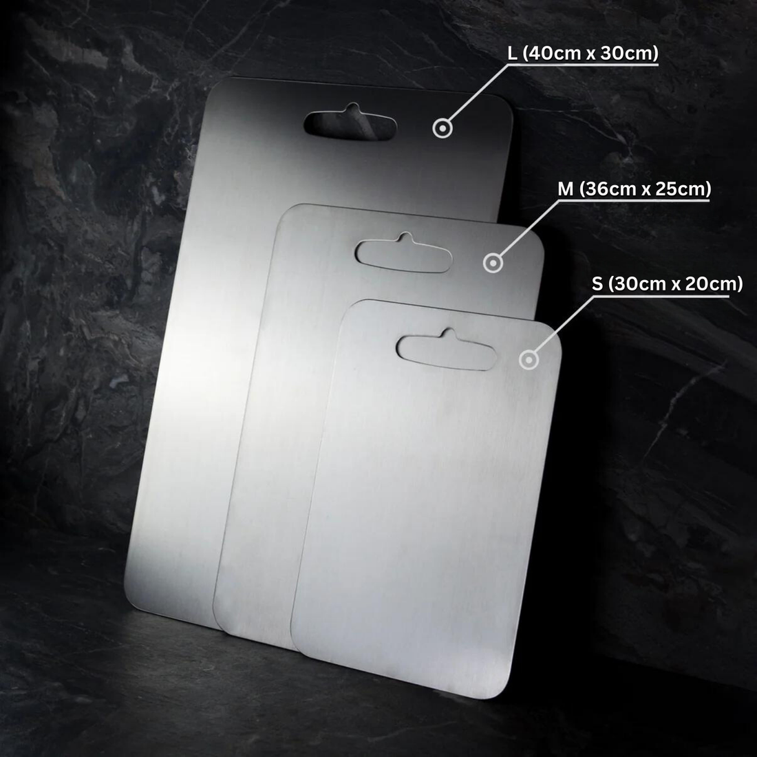 Titanium Cutting Board with Antibacterial Surface | Durable Kitchen Essential for Hygienic Cooking 0