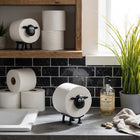 Toilet Paper Holder Stand 3 Pack, Sheep Toilet Paper Holder for Bathroom Countertops and Shelves, Toilet Paper Storage