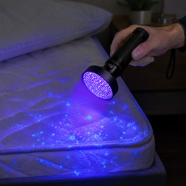 Blacklight Flashlights, UV Light for Scorpions and Minerals, Bed Bug Detector and UV Flashlight with Slip Resistant Grip