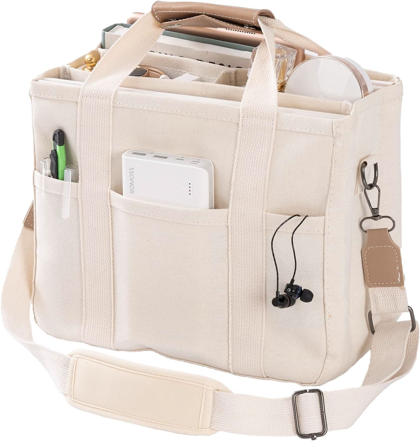 ToteChic | Canvas Tote Bag with Spacious Interior & Comfortable Handles for Daily Use 0