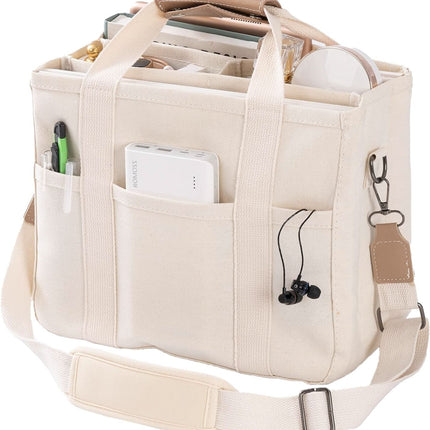 ToteChic | Canvas Tote Bag with Spacious Interior & Comfortable Handles for Daily Use 0