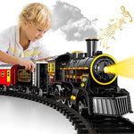 TrackMaster Pro | Battery-Powered Electric Train Set with Realistic Sounds | Easy Assembly for Endless Fun 0