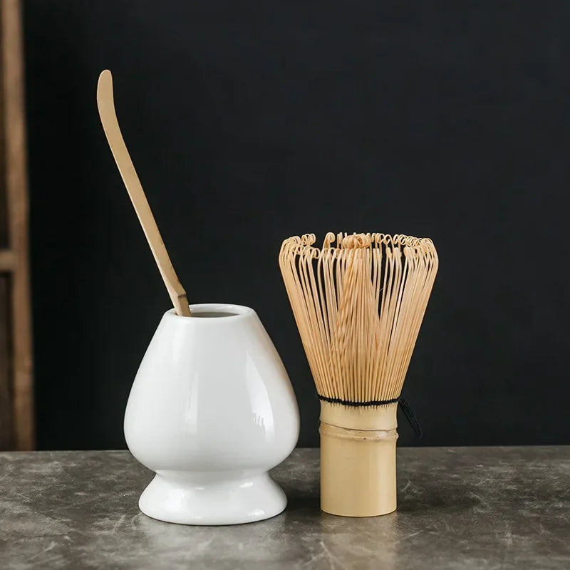 Traditional Matcha Tea Set | Bamboo & Ceramic with Authentic Design | Complete Set for Perfect Japanese Tea Experience 0